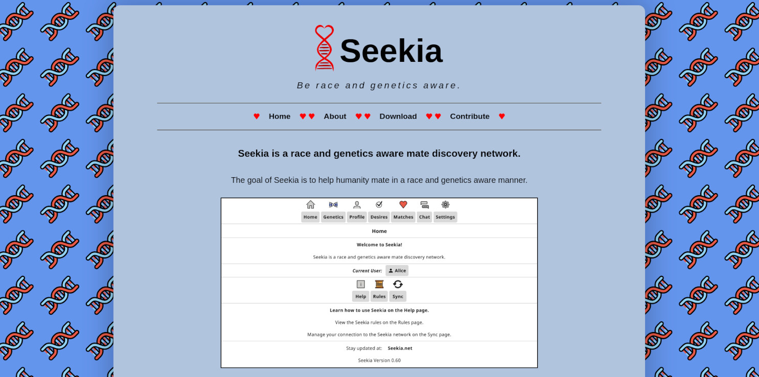 Seekia Website Homepage