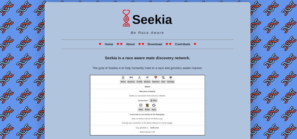 Seekia Website Homepage